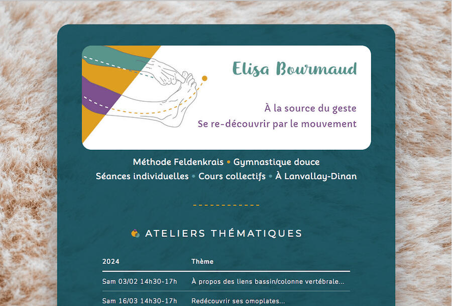 Site web : elisabourmaud.fr